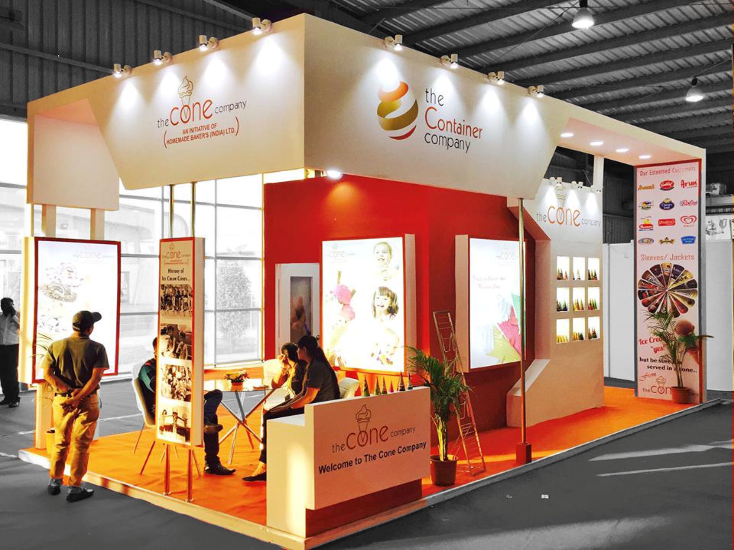 food Exhibition stall designer and fabricator in india