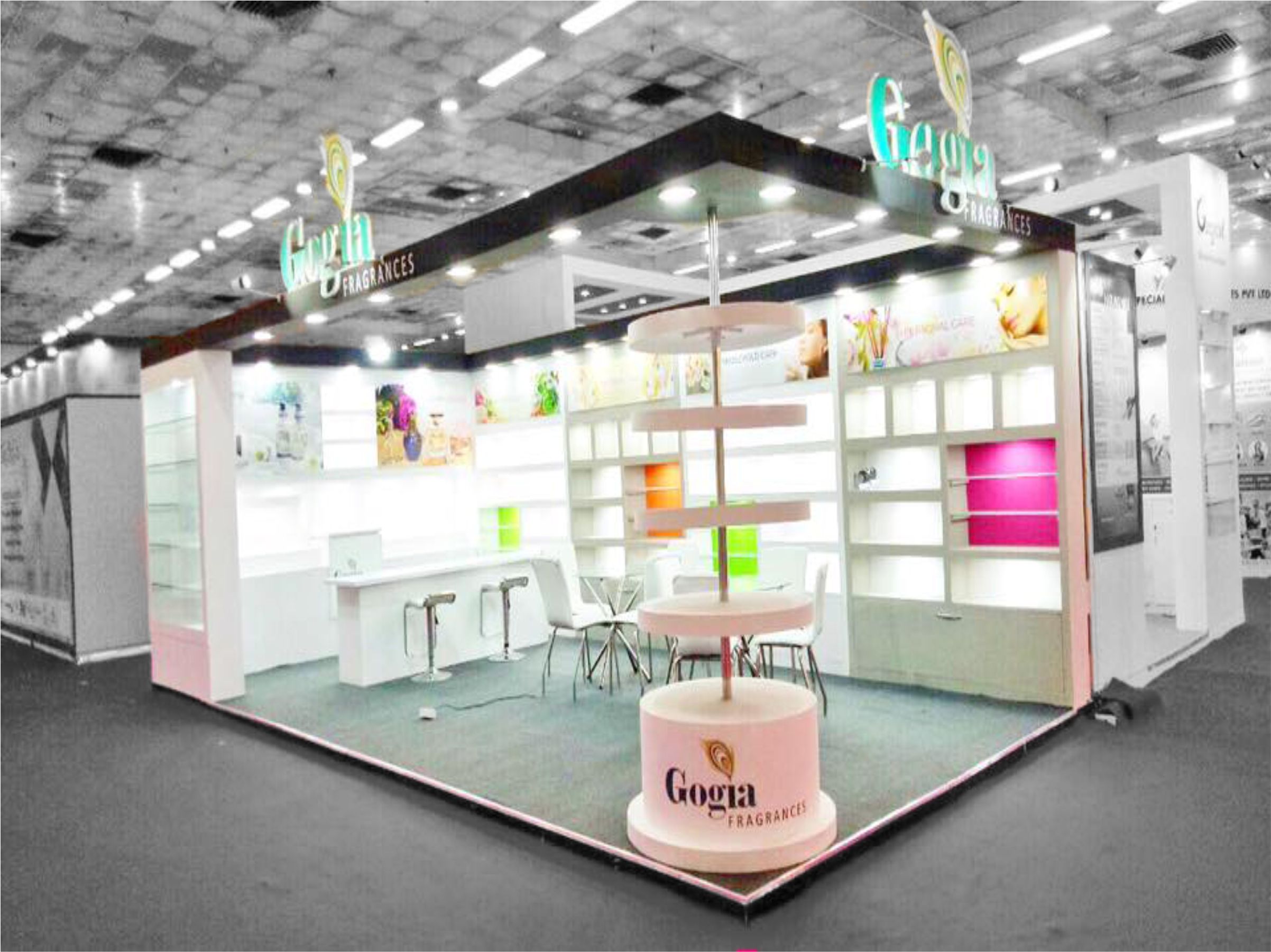 Booth Designer and fabricator of Gogia Fragrance