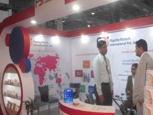One side open stall in Pharma Exhibition
