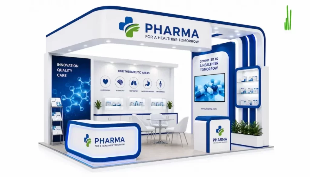 Pharma exhibition stall design