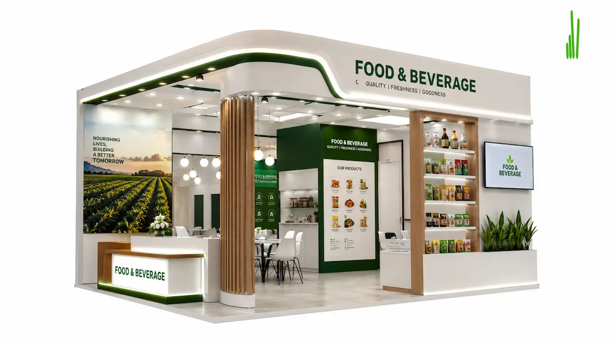 Food and Beverage Exhibition Stall Design